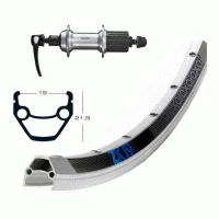 Roue Arrière 700 Mm Avec Moyeu Shimano Acera Et Jante Exal ZX 19