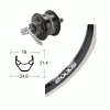 Ryde - Rigida Roue Avant 700 Mm Avec Moyeu Dynamo Shimano DH-3D30 Pour Frein à Disque 6 Trous Et Jante Rigida Zac 2000 Disc -Vélo de voyage Soldes e0960b6cb8adf5a156d2951e39c735e4 280620 121227 PEEL PZSApJGY